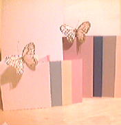 "Just a selection of my shimmering cards!"